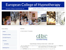 Tablet Screenshot of european-college.co.uk